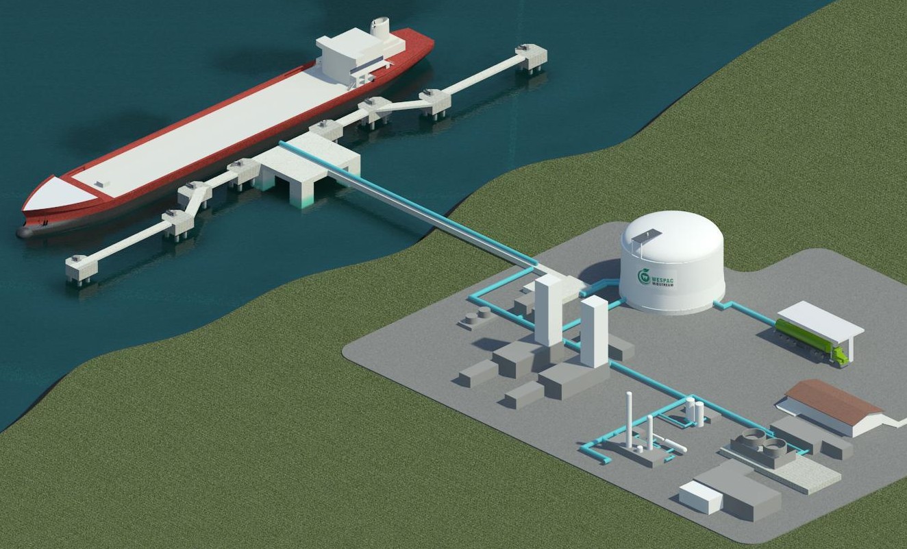 TYPICAL WESPAC LNG FACILITY